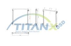 Chladič, chlazení motoru TitanX RX149001