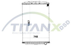 Chladič, chlazení motoru TitanX RX179004