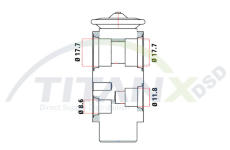 Expanzní ventil, klimatizace TitanX XV119002