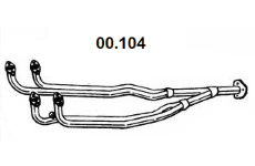 Výfuková trubka NOVAK 00.104