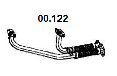 Výfuková trubka NOVAK 00.122