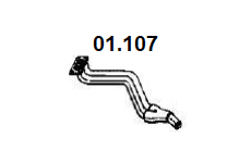Výfuková trubka NOVAK 01.107