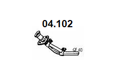 Výfukové potrubie NOVAK 04.102