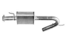 Stredný tlmič výfuku NOVAK 04.355