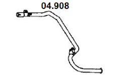 Výfukové potrubie NOVAK 04.908