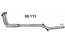 Výfuková trubka NOVAK 06.113