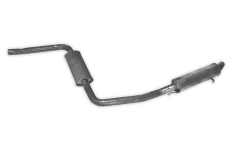 Stredný tlmič výfuku NOVAK 06.400