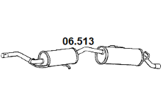 Koncový tlmič výfuku NOVAK 06.513