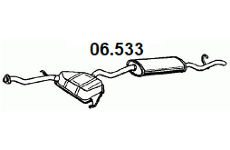 Koncový tlmič výfuku NOVAK 06.533