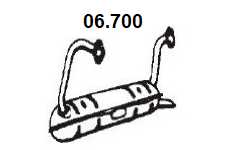 Koncový tlmič výfuku NOVAK 06.700