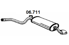 Koncový tlmič výfuku NOVAK 06.711