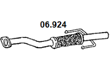 Výfuková trubka NOVAK 06.924