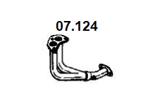Výfuková trubka NOVAK 07.124