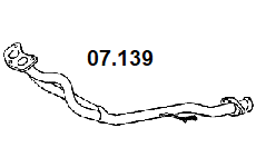 Výfuková trubka NOVAK 07.139