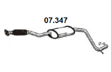 Střední tlumič výfuku NOVAK 07.347