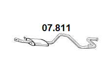 Zadní tlumič výfuku NOVAK 07.811