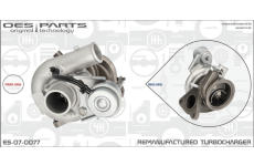 Dmychadlo, plnění OES PARTS ES-07-0077