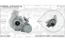 Dmychadlo, plnění OES PARTS ES-07-0109