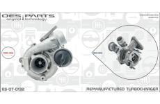 Dmychadlo, plnění OES PARTS ES-07-0132