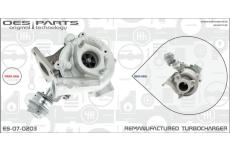 Dmychadlo, plnění OES PARTS ES-07-0203