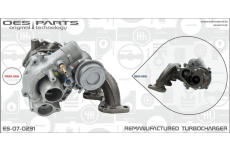 Dmychadlo, plnění OES PARTS ES-07-0291