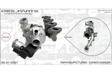 Dmychadlo, plnění OES PARTS ES-07-0367