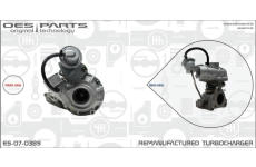 Dmychadlo, plnění OES PARTS ES-07-0389