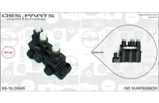 Ventil, pneumatický systém OES PARTS ES-15-0049