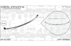 List pruziny OES PARTS ES-16-0001