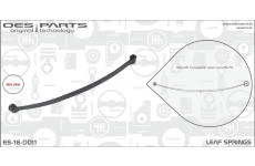 List pruziny OES PARTS ES-16-0011