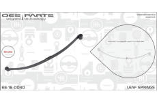 List prużiny OES PARTS ES-16-0040