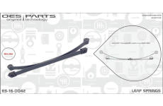 List pruziny OES PARTS ES-16-0042