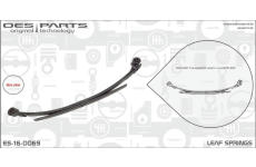 List pruziny OES PARTS ES-16-0069