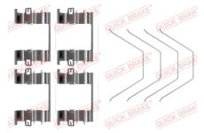 Sada prislusenstvi, oblozeni kotoucove brzdy QUICK BRAKE 109-0016