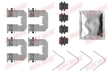 Sada prislusenstvi, oblozeni kotoucove brzdy QUICK BRAKE 109-0068