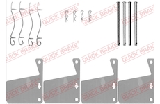 Sada prislusenstvi, oblozeni kotoucove brzdy QUICK BRAKE 109-0910