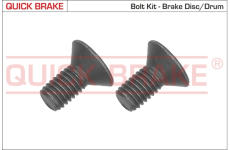 sada skrutiek, brzdový kotúč QUICK BRAKE 11665K