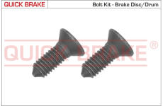 sada skrutiek, brzdový kotúč QUICK BRAKE 11667K