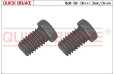 sada skrutiek, brzdový kotúč QUICK BRAKE 11668K