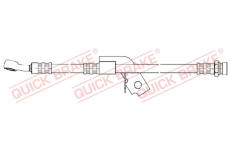 Brzdová hadice QUICK BRAKE 50.868