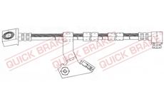 Brzdová hadice QUICK BRAKE 54.903