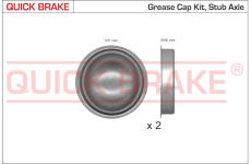 Kryt, lozisko kola QUICK BRAKE 9822K