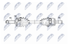 Hnací hriadeľ NTY NPW-HY-635