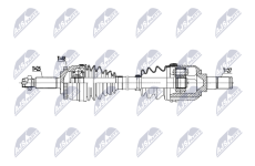Hnací hriadeľ NTY NPW-HY-658