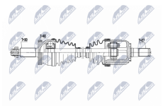 Hnací hriadeľ NTY NPW-KA-418