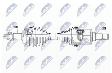 Hnací hriadeľ NTY NPW-MA-002