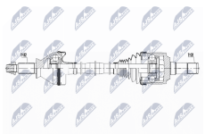 Hnací hriadeľ NTY NPW-MA-004