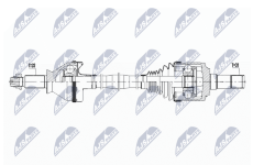 Hnací hriadeľ NTY NPW-MA-005