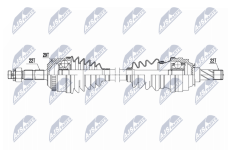 Hnací hriadeľ NTY NPW-PL-158