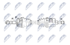 Hnací hriadeľ NTY NPW-PL-163